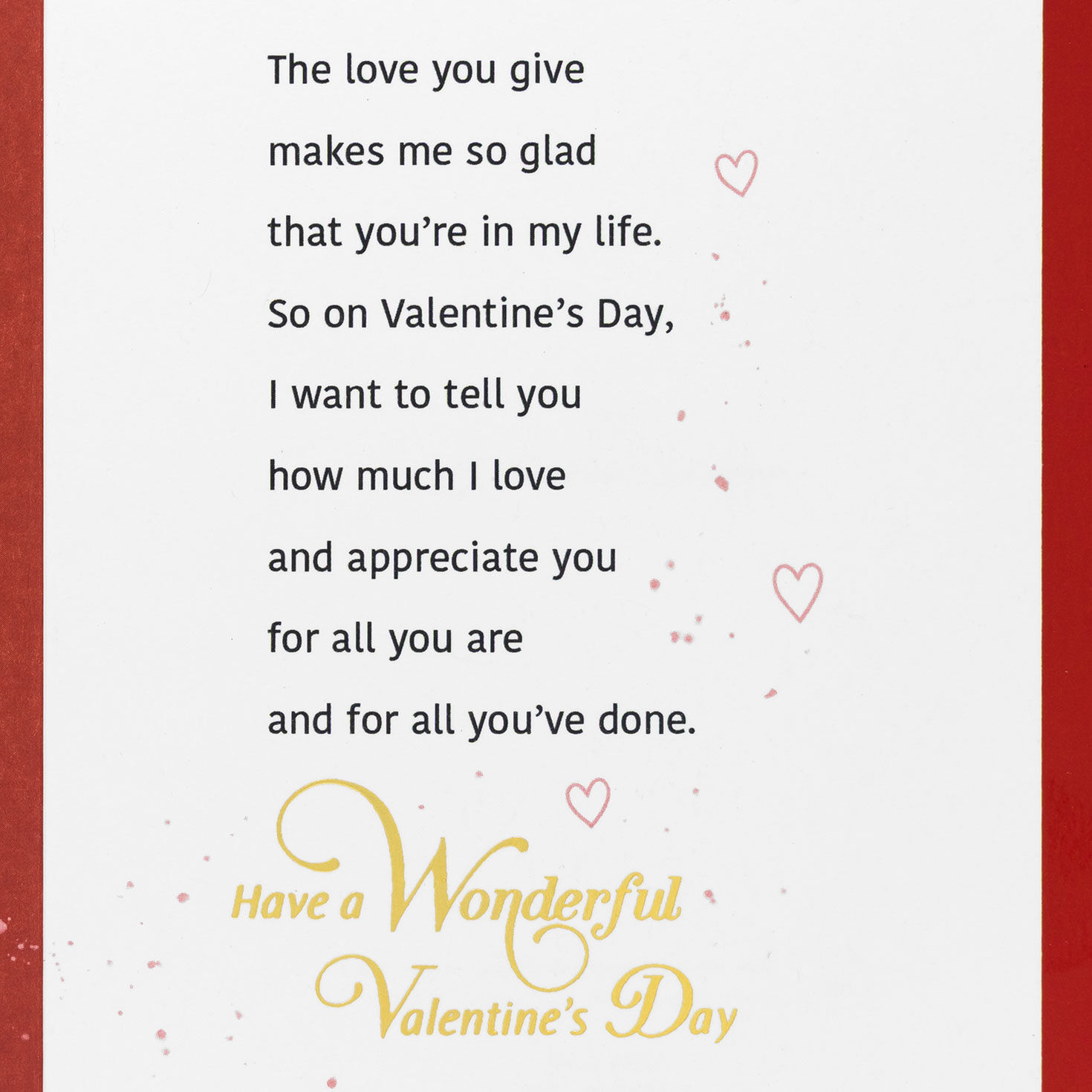 Pink Monstera Plant Friend Valentine's Day Card Sentiment image number 2