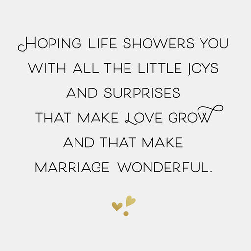 Little Joys Confetti Rain Wedding Shower Card, 