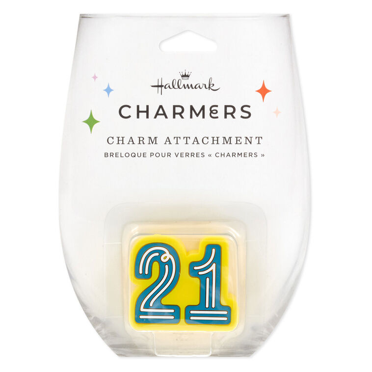 Charmers 21st Birthday Silicone Charm, , large image number 5