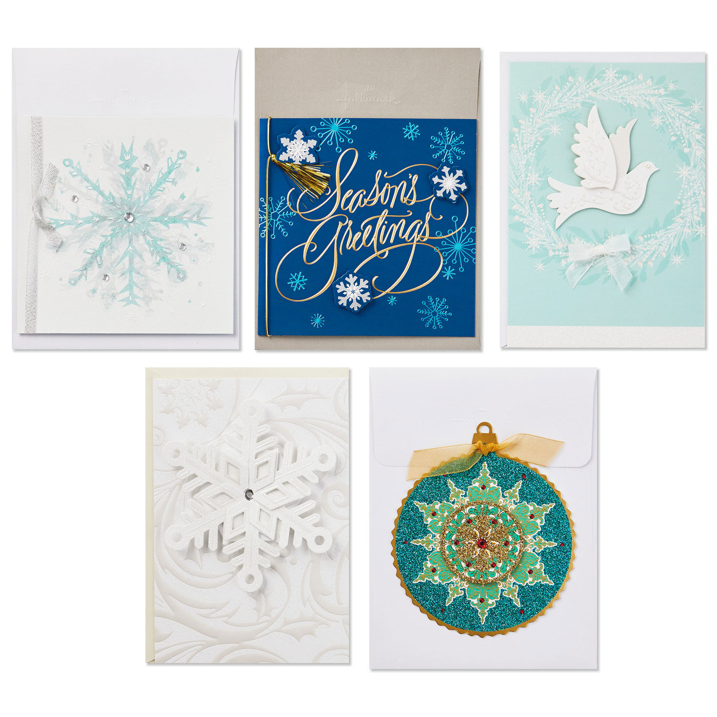 Handmade Boxed Christmas Card Assortment card fronts image number 6