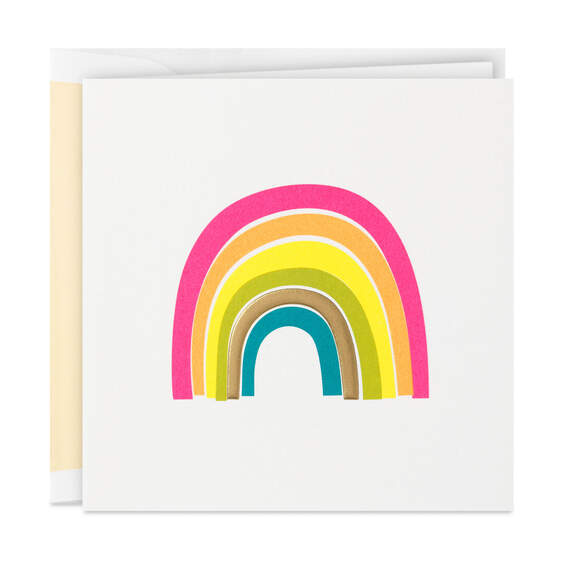 Rainbow Blank Card