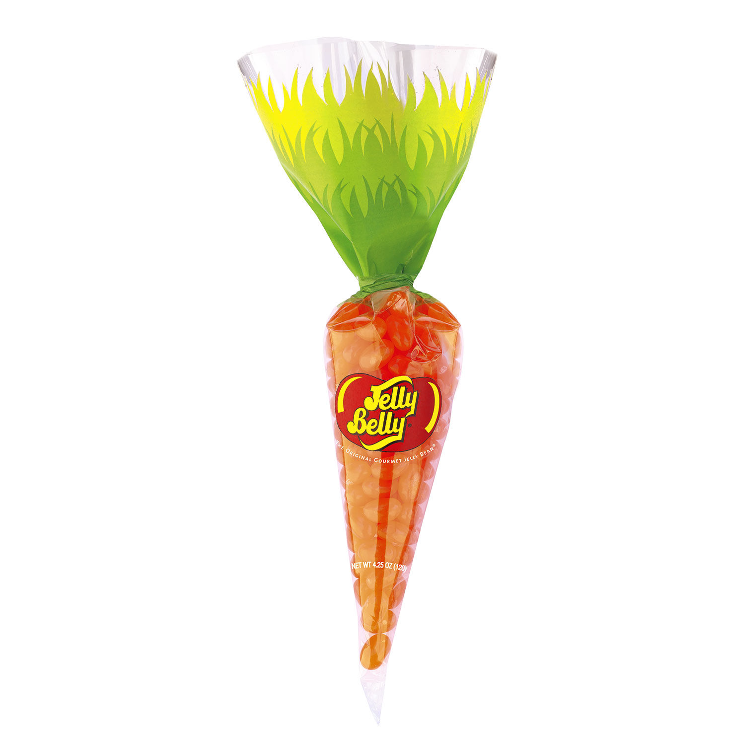 Jelly Belly Tangerine Jelly Beans Baby Carrot Bag, 4.25 oz.