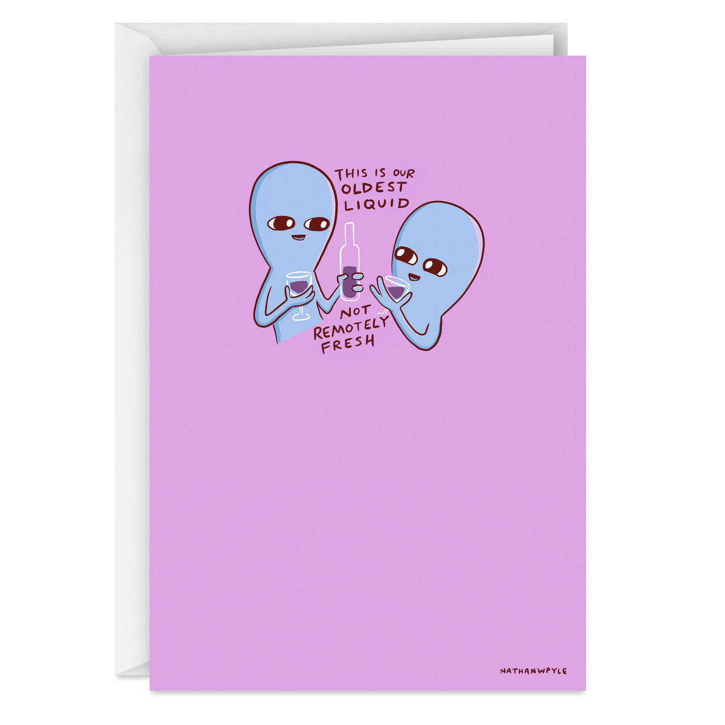 Strange Planet Lifting a Beverage for You Funny Card for only USD 3.99 | Hallmark