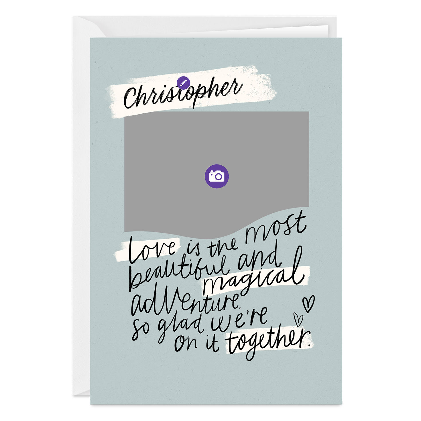 Our Love Is an Adventure Custom Birthday Card for only USD 4.99 | Hallmark