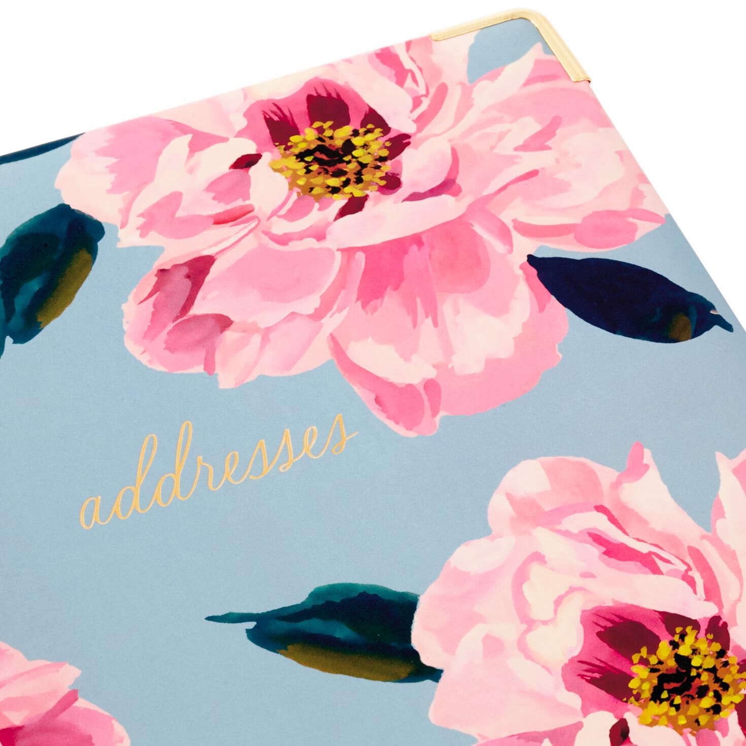 Pink Peonies on Gray Address Book, , large image number 6
