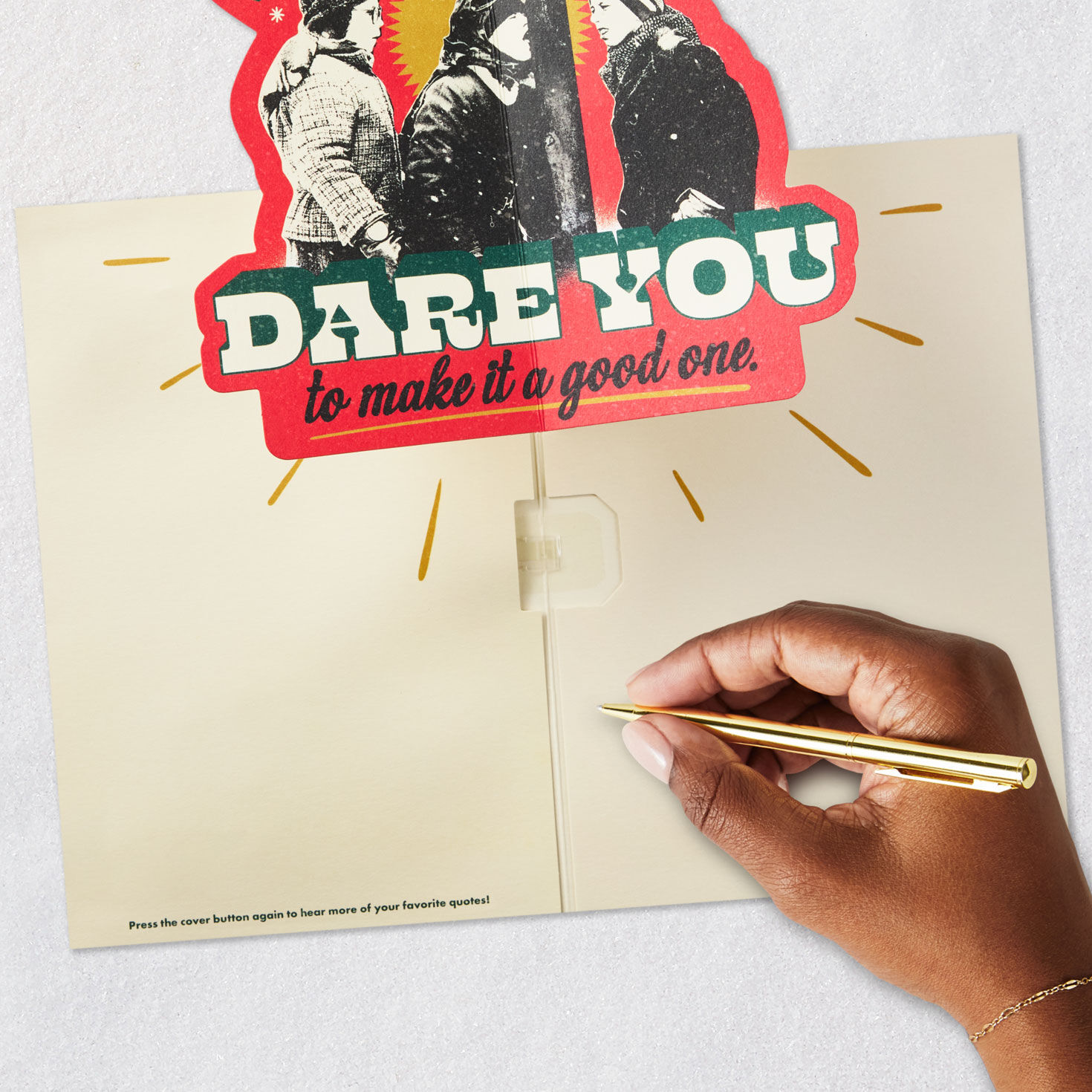 "A Christmas Story" Movie Quotes Funny Christmas Card Signing card image number 8