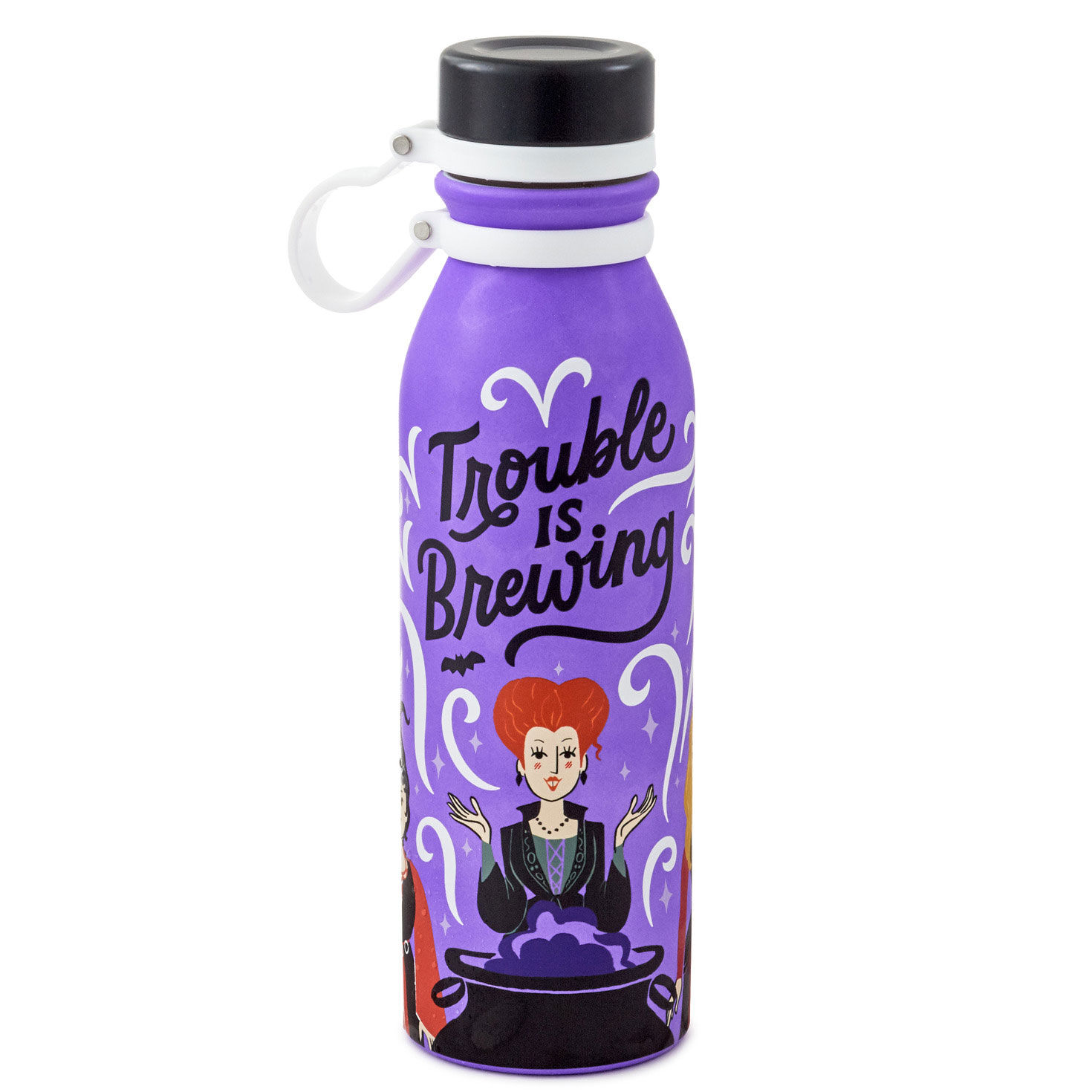 Disney Hocus Pocus Sanderson Sisters With Cauldron Color-Changing Water Bottle, 27 oz.