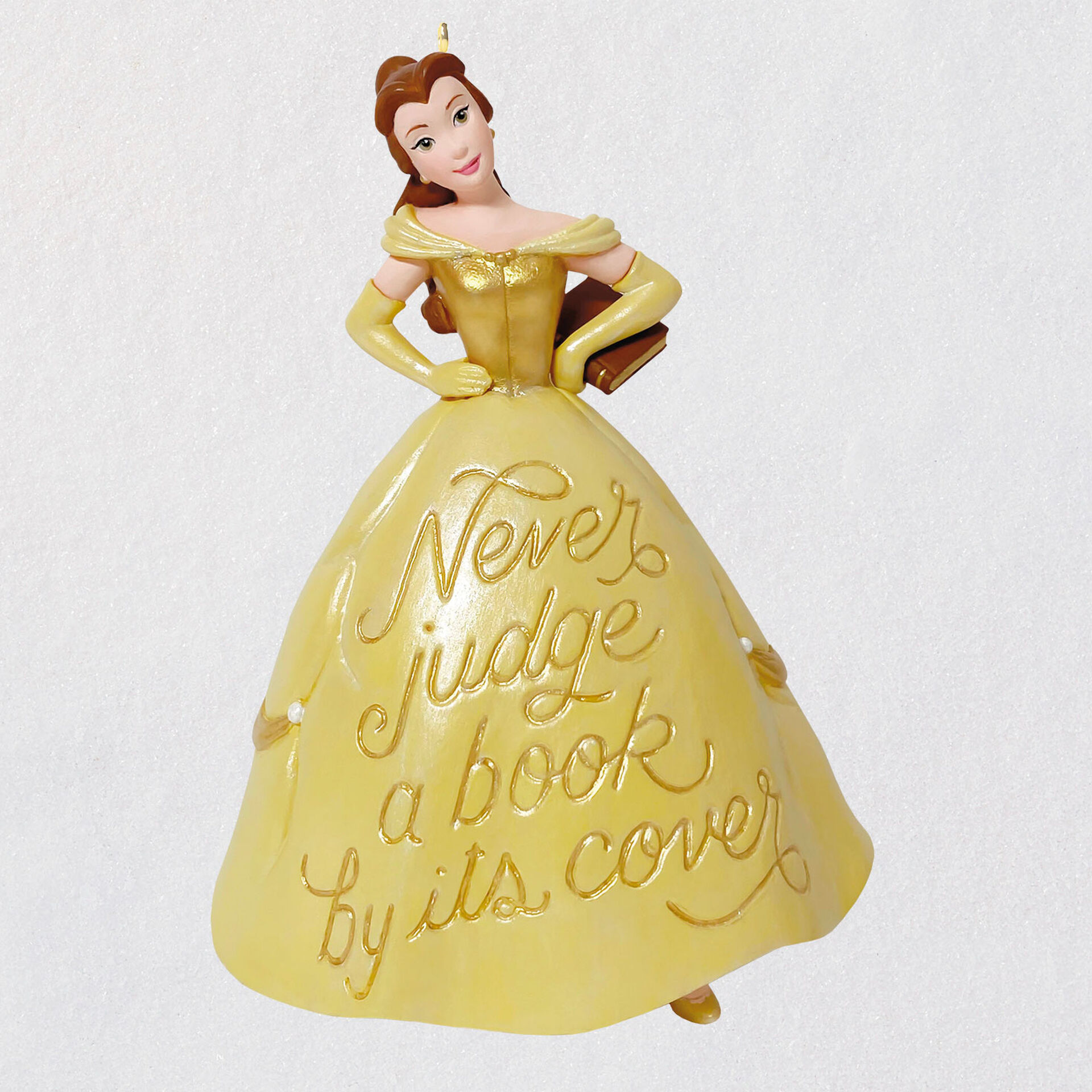 Disney Beauty And The Beast Book Lover Belle Ornament Keepsake Ornaments Hallmark