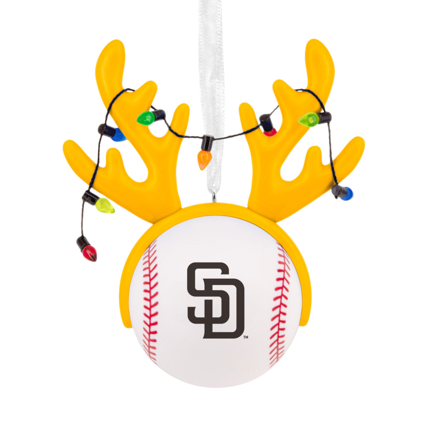 MLB San Diego Padres™ Reindeer Baseball Hallmark Ornament