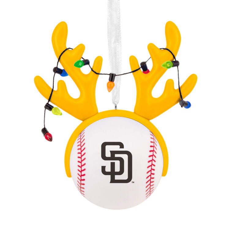 MLB San Diego Padres™ Reindeer Baseball Hallmark Ornament