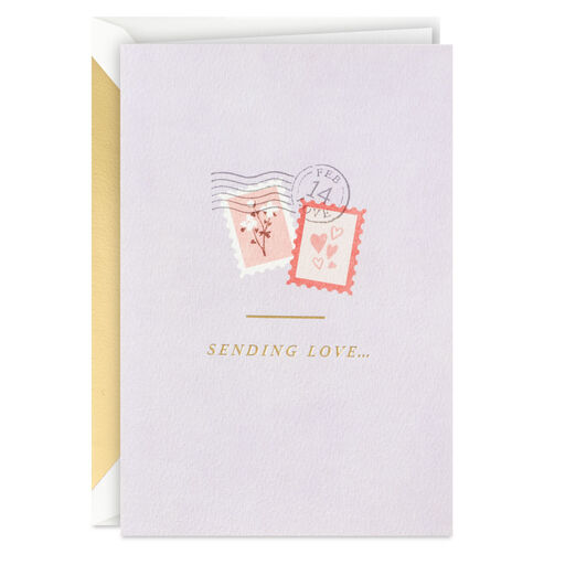 Sending Love From Here to There Valentine's Day Card, 