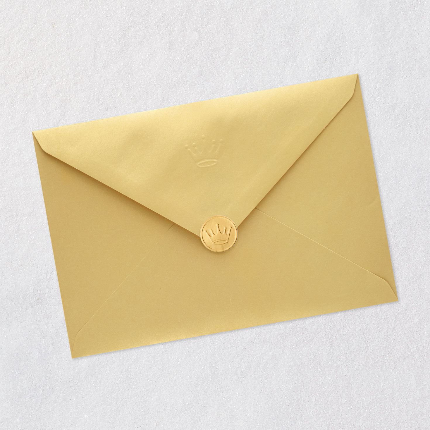 Cream and Pink Lotus Blossoms Birthday Card Envelope Back with Seal image number 9