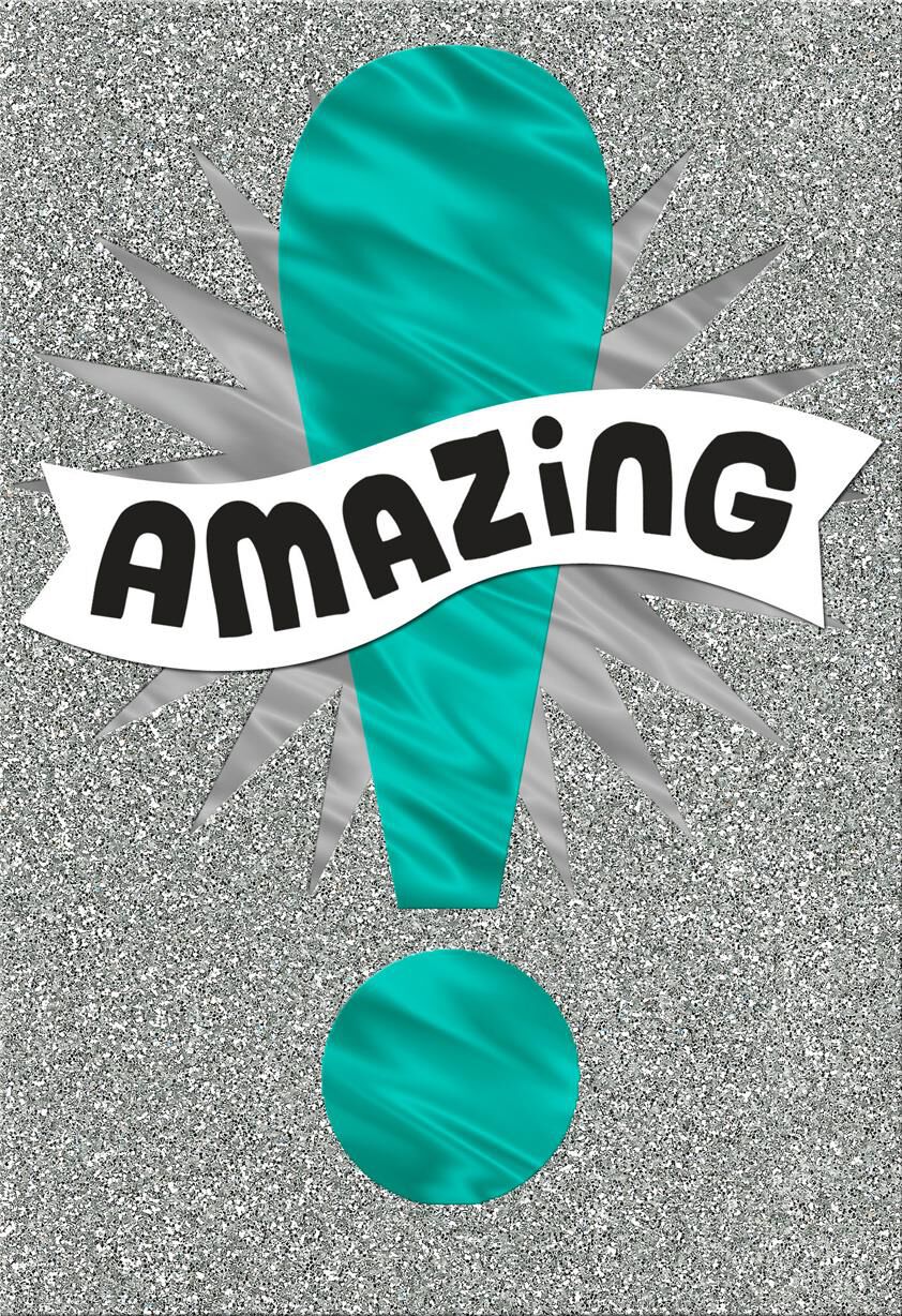 You Are Amazing Exclamation Point Congratulations Card