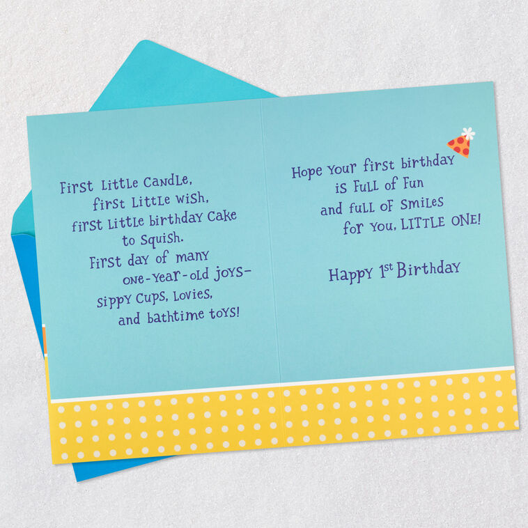 Peanuts® Snoopy First Birthday Card for Grandson, , large image number 4