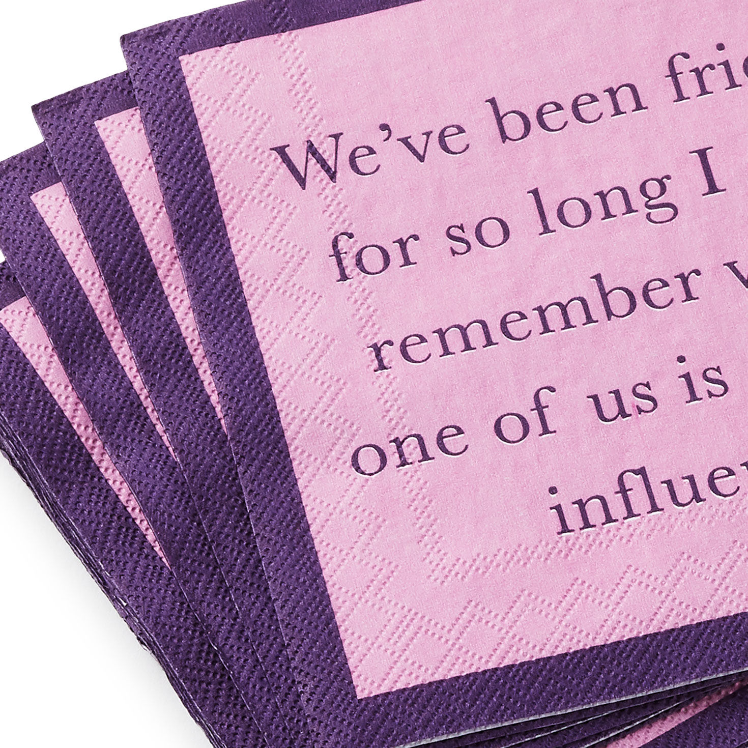 Drinks on Me Young and Fun Funny Party Napkins  image number 2