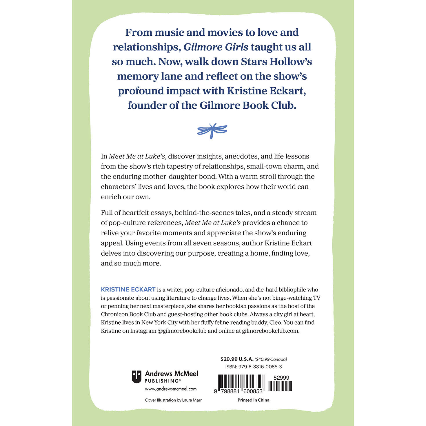 Meet Me at Luke's Lessons in Life and Love Book back image number 2