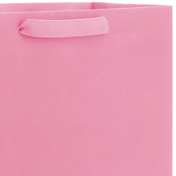 13" Pink Large Gift Bag, Light Pink, large image number 4