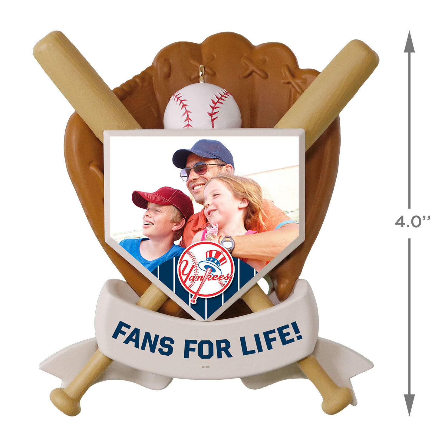 MLB New York Yankees&trade; Baseball Personalized Ornament, Custom Photo and Text, , large image number 4