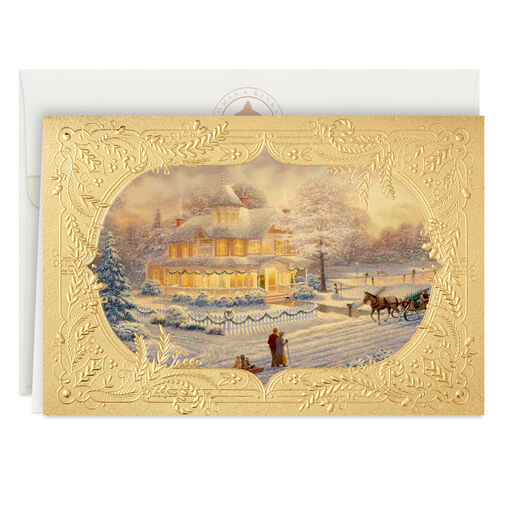 Thomas Kinkade Victorian Home Boxed Christmas Cards, Pack of 16, 