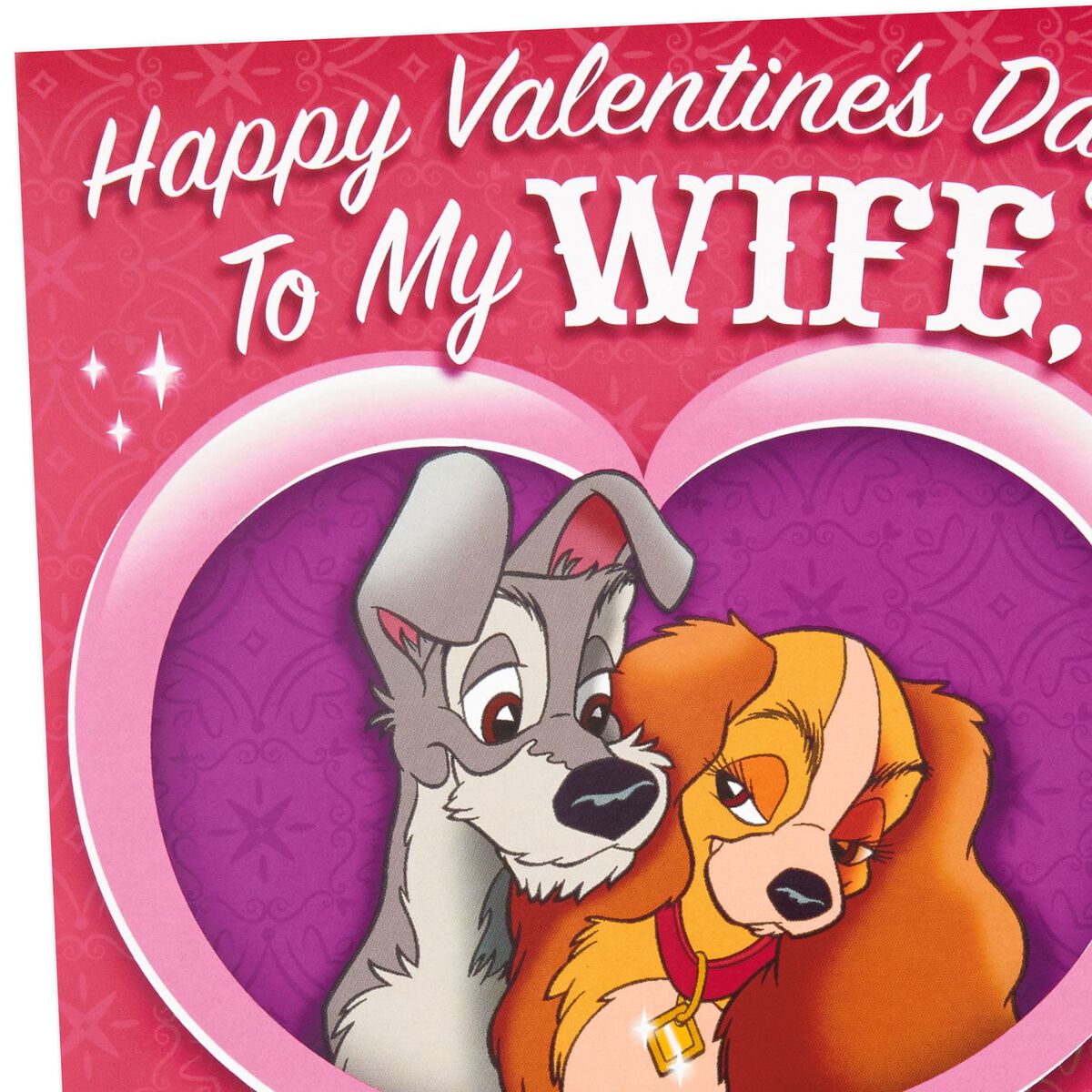 Disney Lady and the Tramp Pop-Up Valentine&#039;s Day Card for Wife - Greeting Cards - Hallmark