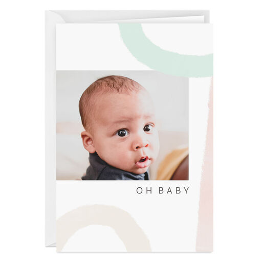 Personalized Circle Designs Photo Card, 
