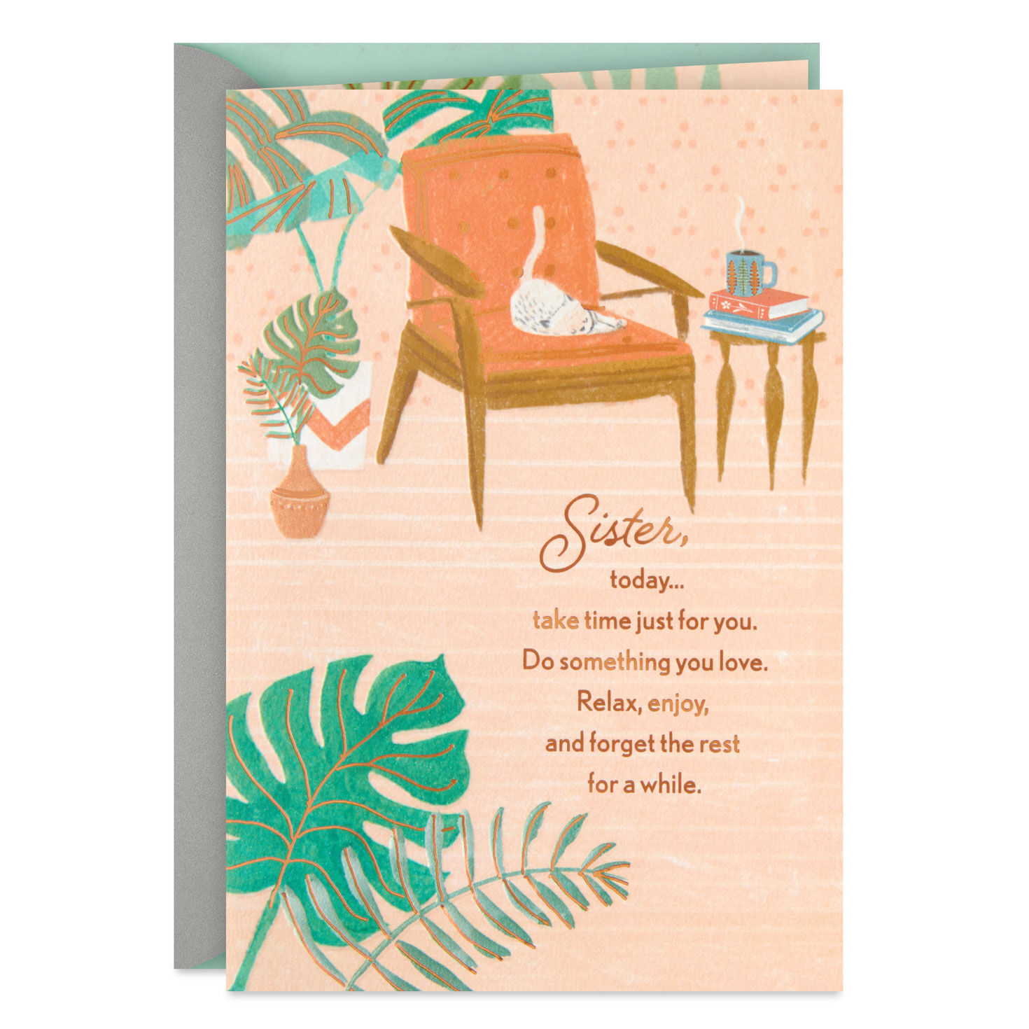 Relax and Enjoy Birthday Card for Sister