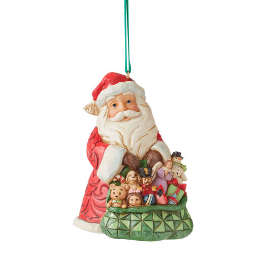 Jim Shore Worldwide Event Santa Ornament, 3.5", 