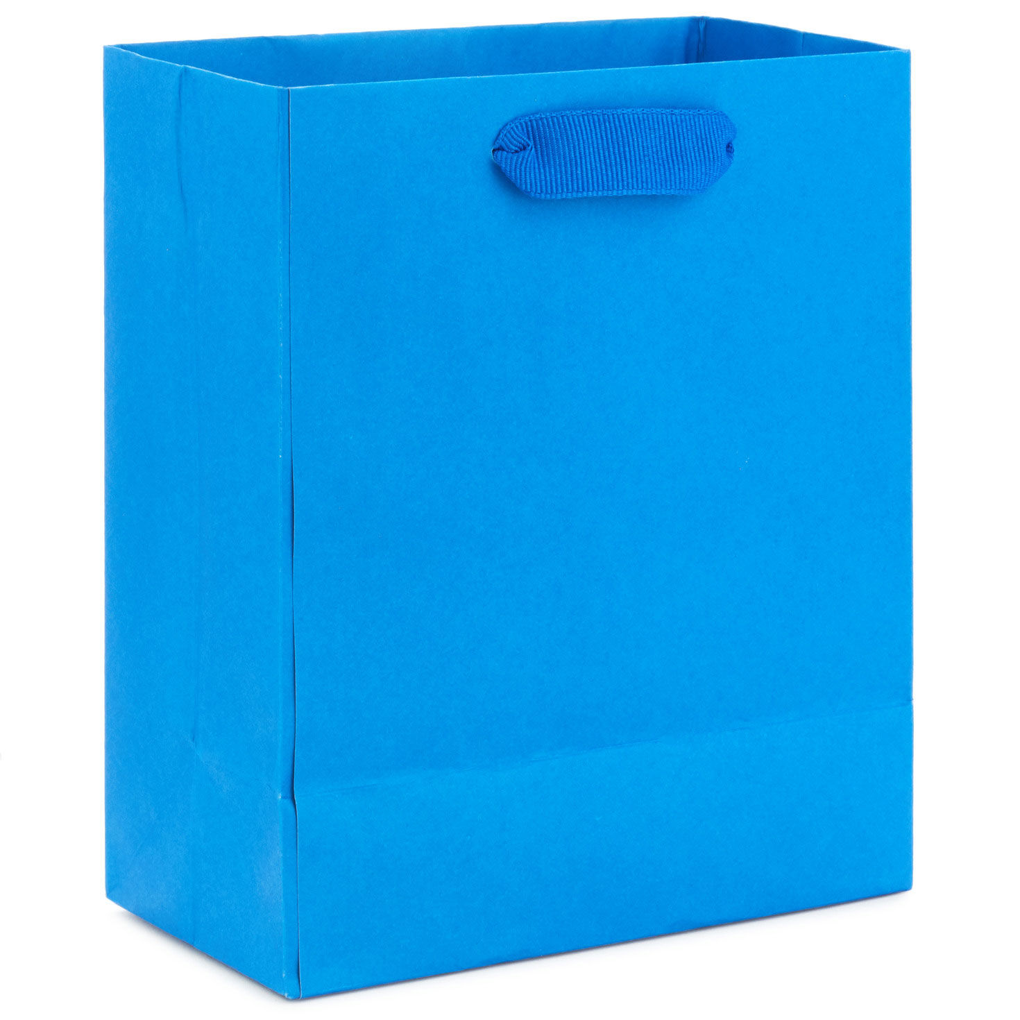 6.5" Solid Royal Blue Small Gift Bag, Royal Blue, large image number 6