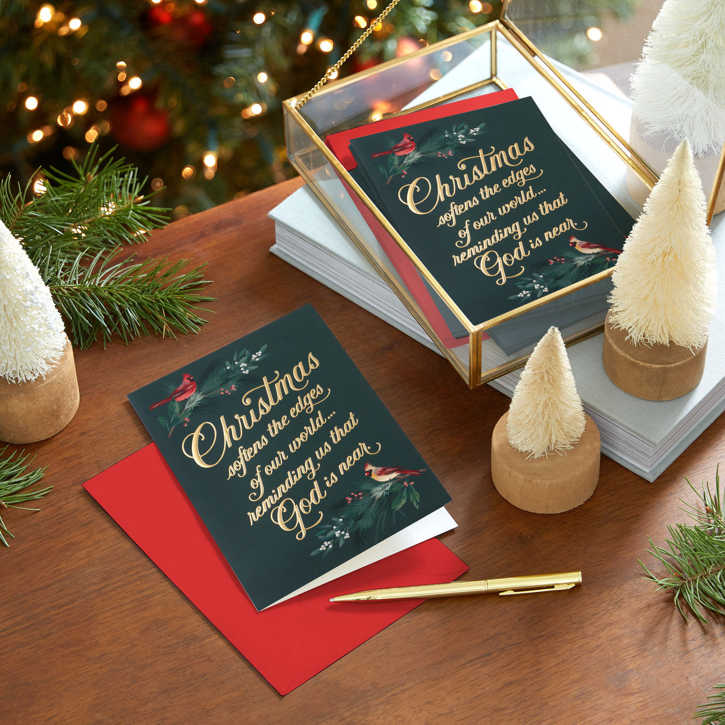 Christmas Reminds Us God Is Near Boxed Christmas Cards, Pack of 12 for only USD 17.49 | Hallmark