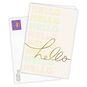 Hello in Colors Personalized Sympathy Card Card Front with Envelope image number 2