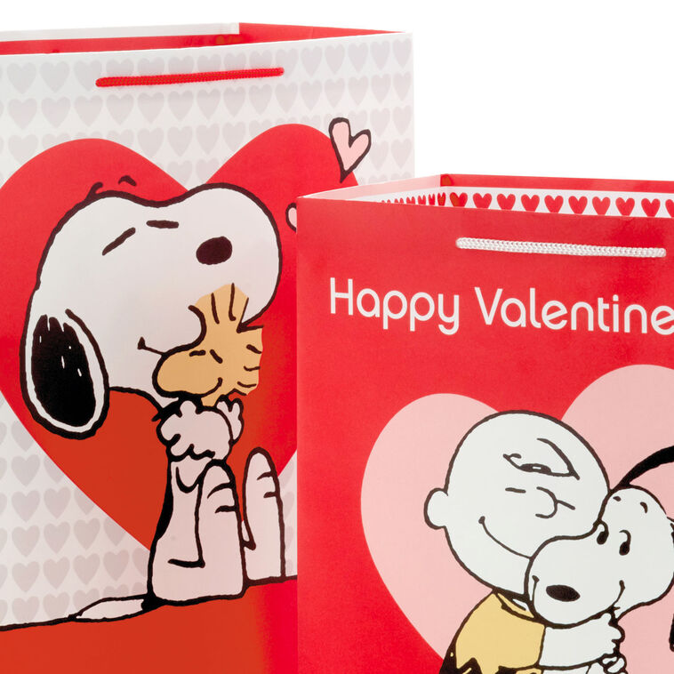 Peanuts® 2-Pack Large and XL Valentine's Day Gift Bags, , large image number 4