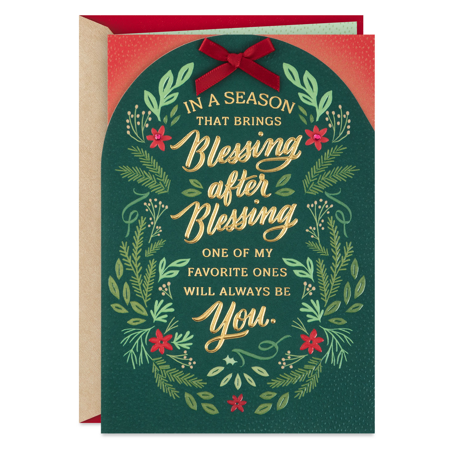 You're One of My Favorite Blessings Christmas Card for only USD 6.99 | Hallmark