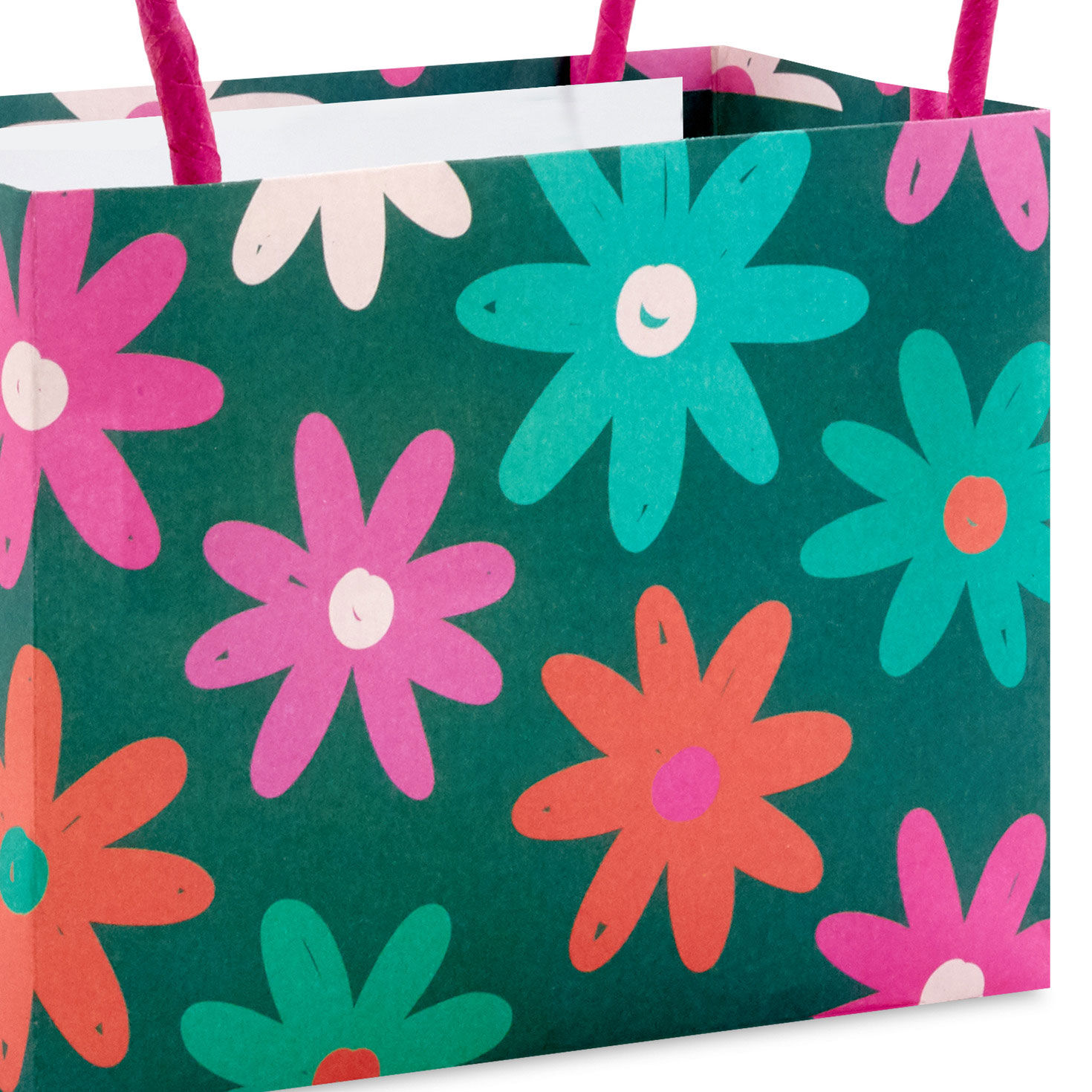 4" Patterned Pink Mini Horizontal Gift Bag Bundle, , large image number 5