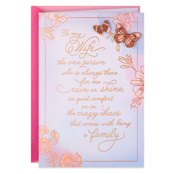 Always There for Me Mother's Day Card for Wife, , large image number 1