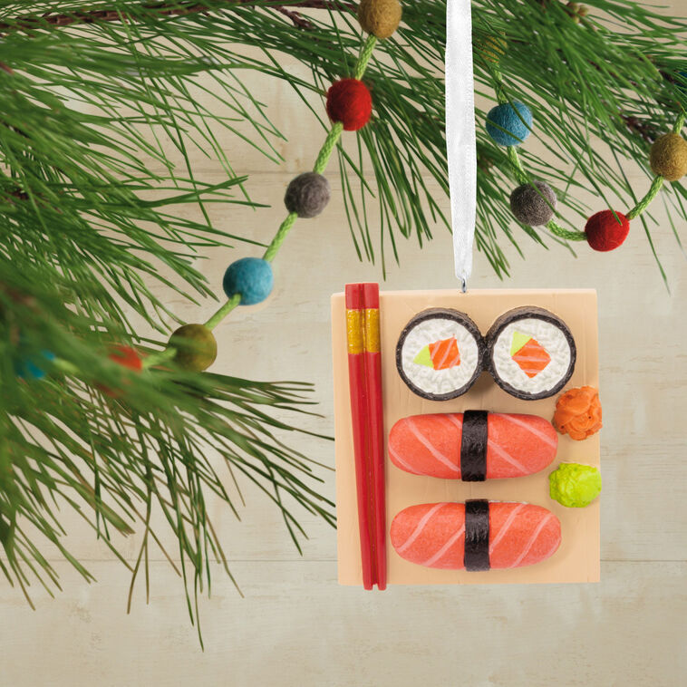 Sushi Christmas Ornament hanging on tree image number 2