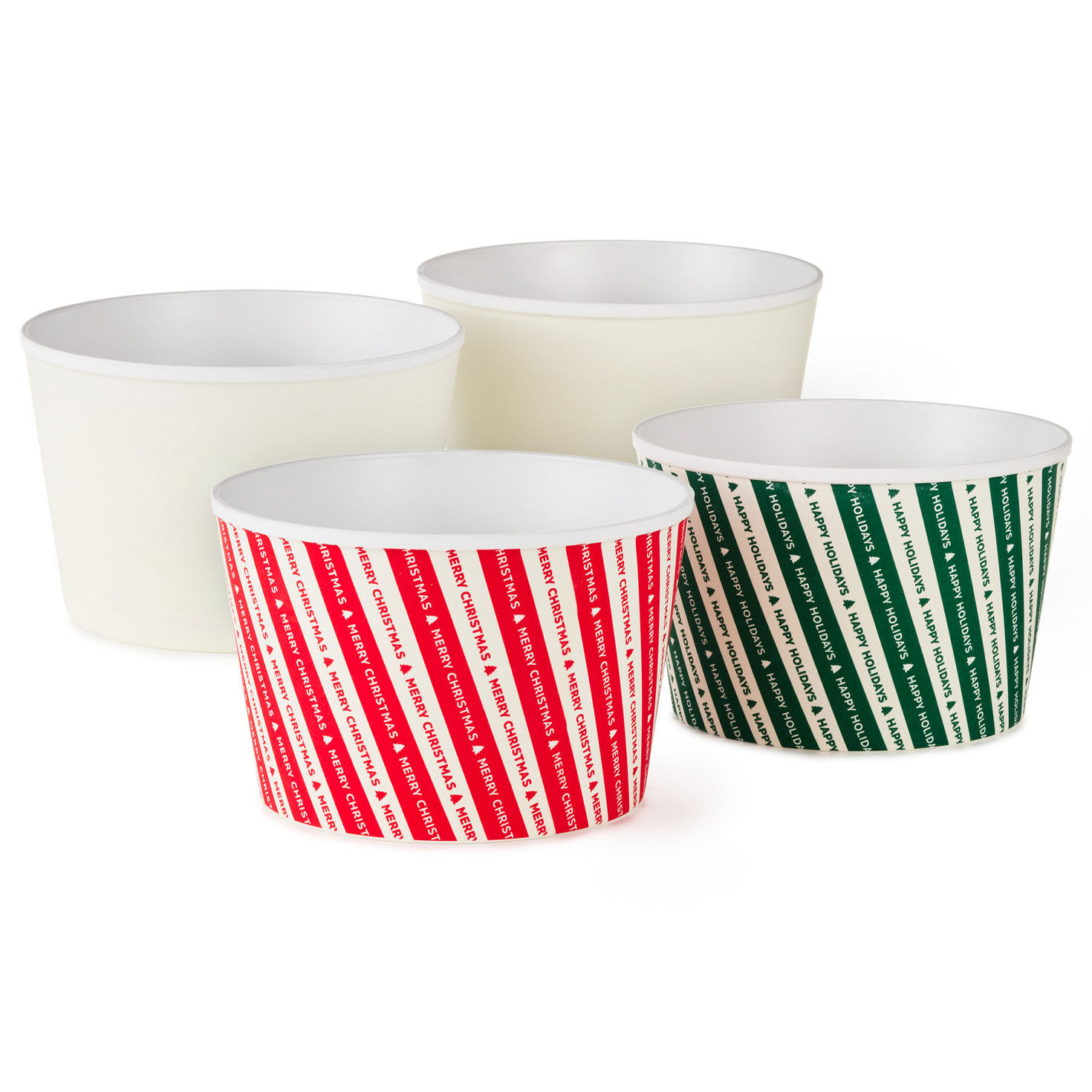 Set of 4 Hallmark Channel Movies Snack Bowls backs image number 2