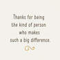 You Make a Difference Folk Art Thank-You Card, , large image number 2