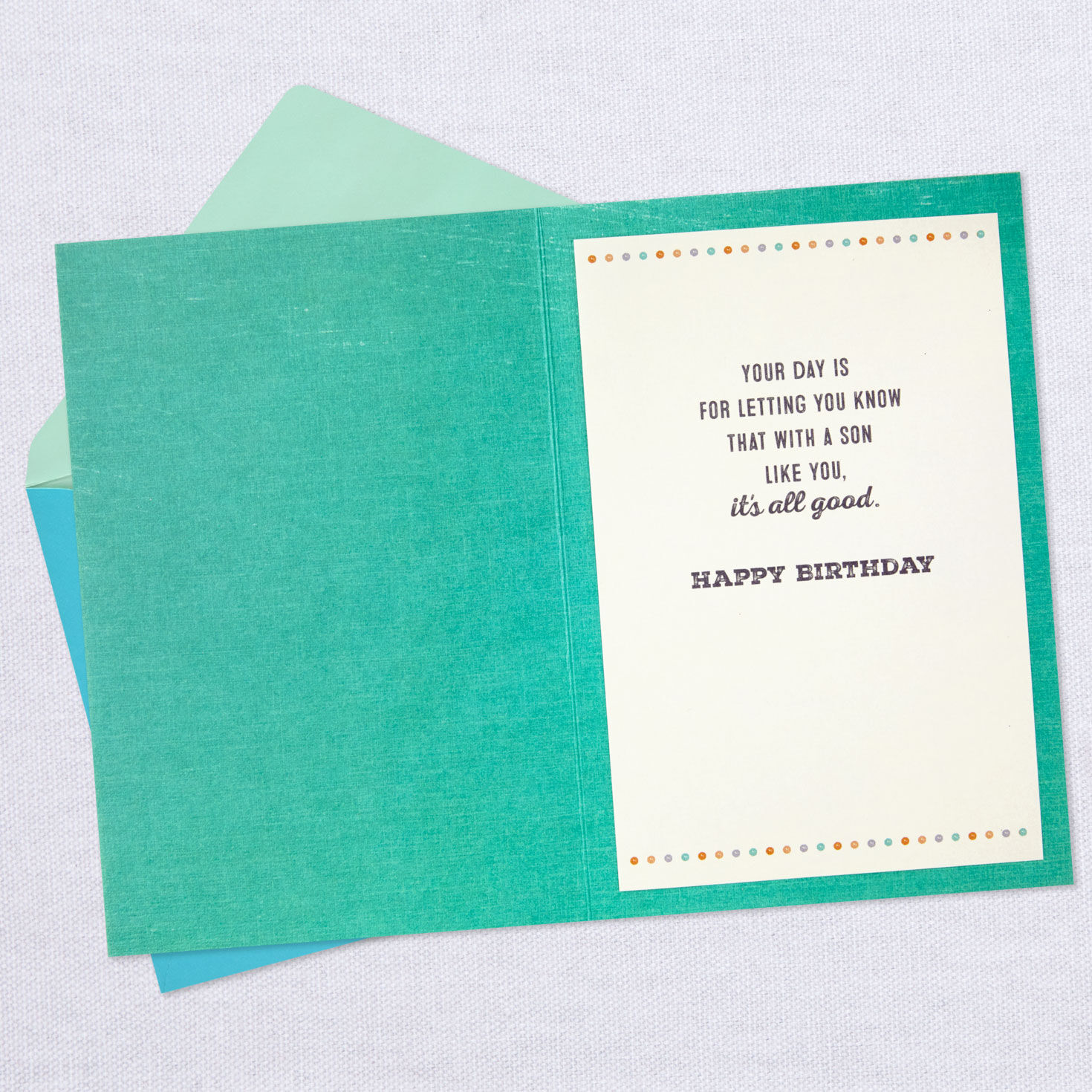 It's All Good Birthday Card for Son for only USD 3.99 | Hallmark