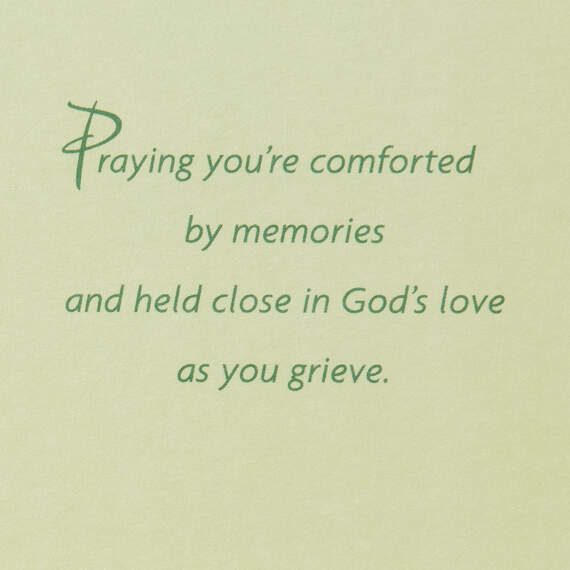 Comforted by Memories Religious Sympathy Card for Loss of Mom, , large image number 3