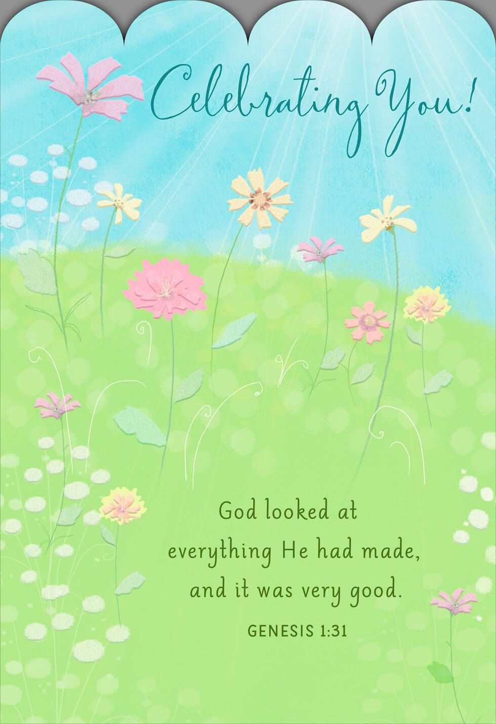 World Is Blessed to Have You Religious Birthday Card