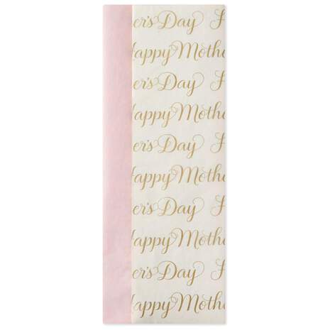 Happy Mother's Day and Solid Blush 2-Pack Tissue Paper, 6 sheets, , large