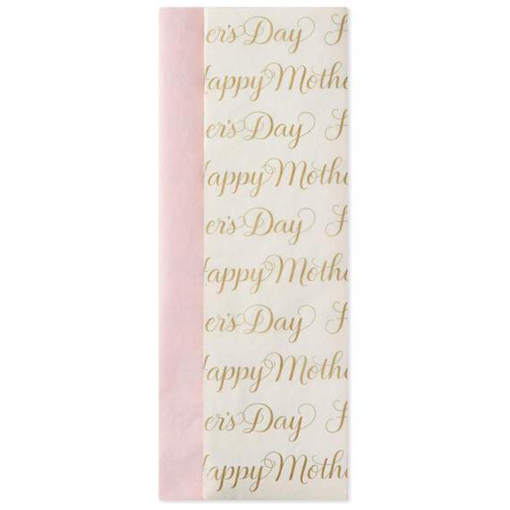 Happy Mother's Day and Solid Blush 2-Pack Tissue Paper, 6 sheets