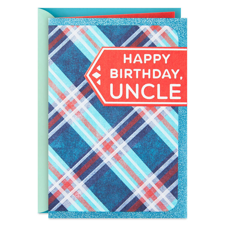 Loving Thoughts From Us Birthday Card for Uncle