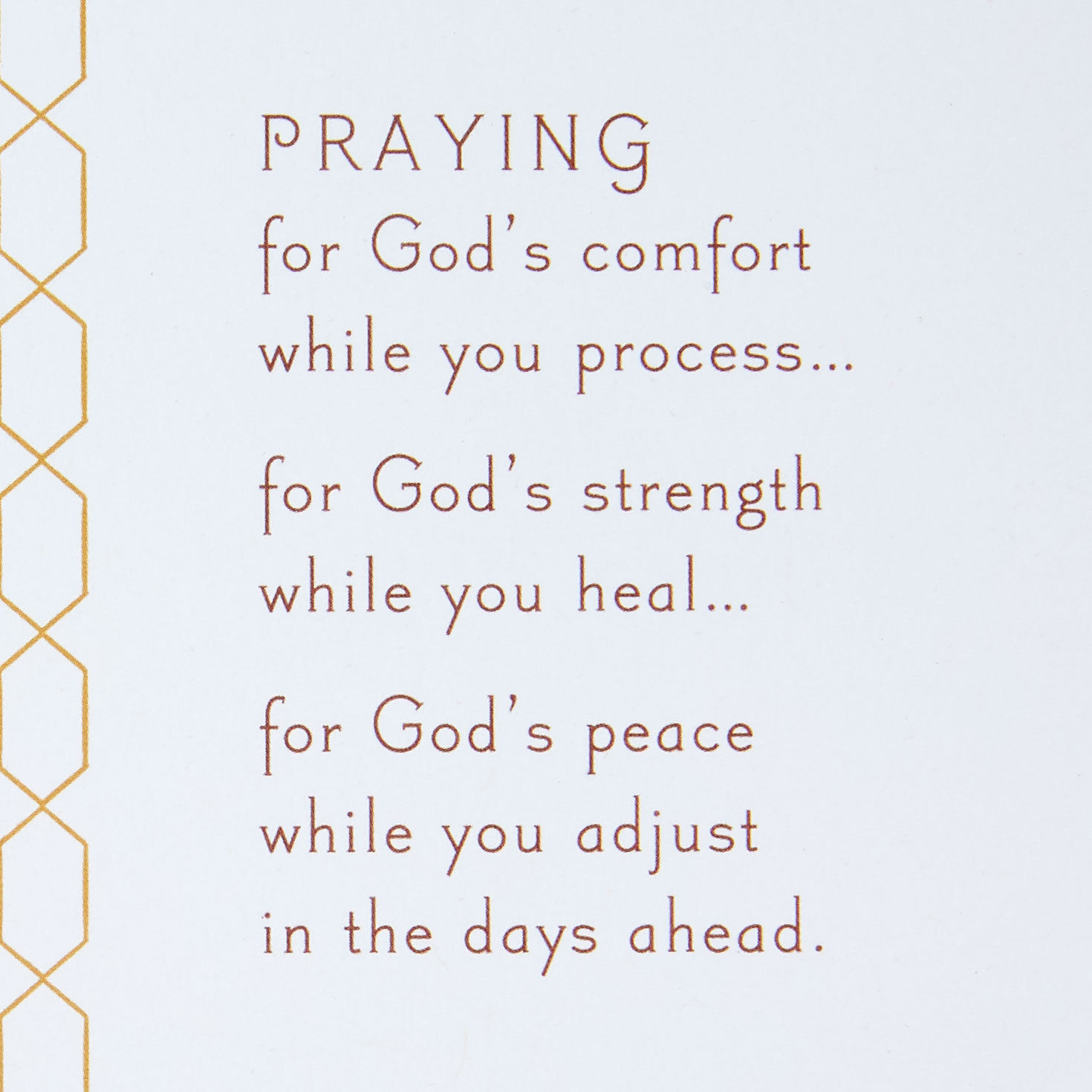 With Caring Prayers Religious Sympathy Card for Loss of Husband for only USD 5.99 | Hallmark