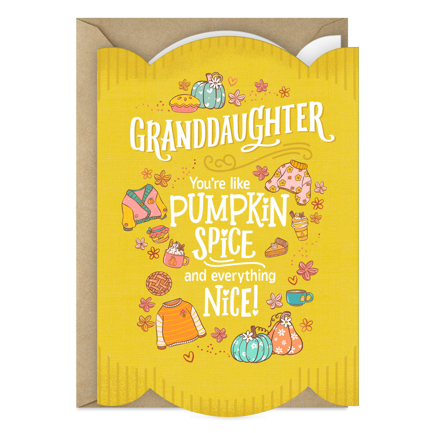 Pumpkin Spice and Everything Nice Thanksgiving Card for Granddaughter for only USD 2.00 | Hallmark
