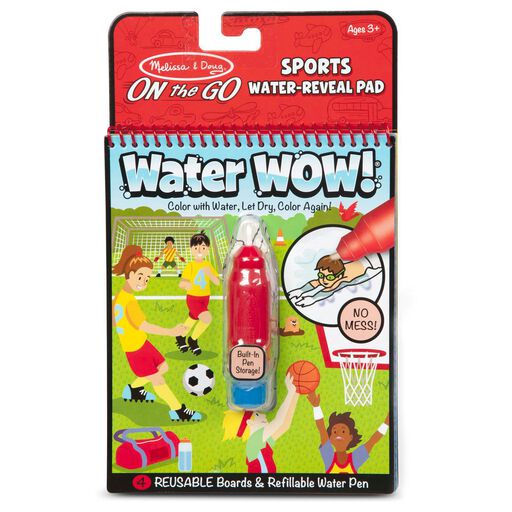 Sports Water-Reveal Travel Activity Pad, 