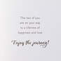 Lifetime of Happiness and Love Wedding Card, , large image number 2