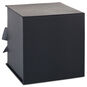 Solid Gray Small Square Gift Box back image number 6
