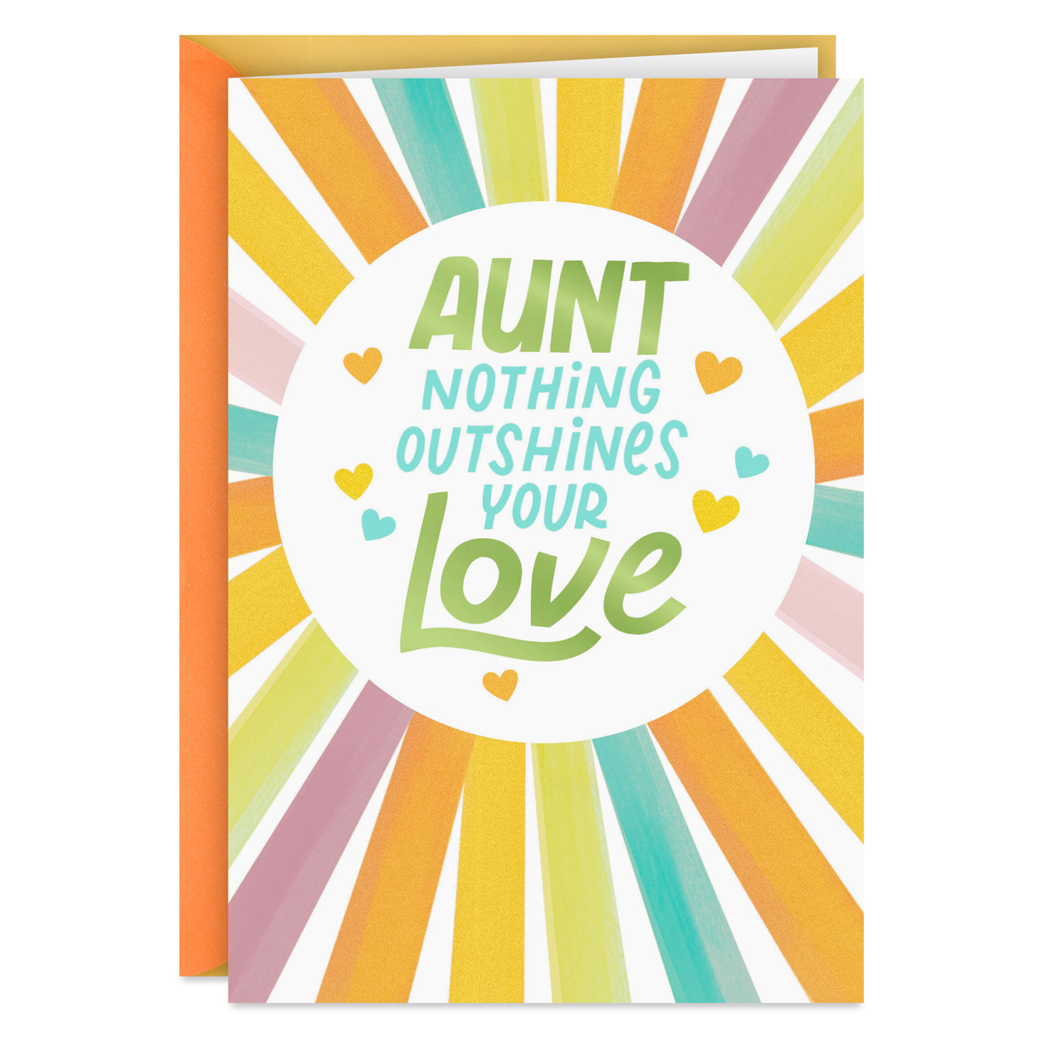 Nothing Outshines Your Love Mother's Day Card for Aunt