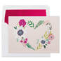 Floral Heart on Pink Blank Note Cards, Box of 10, , large image number 3